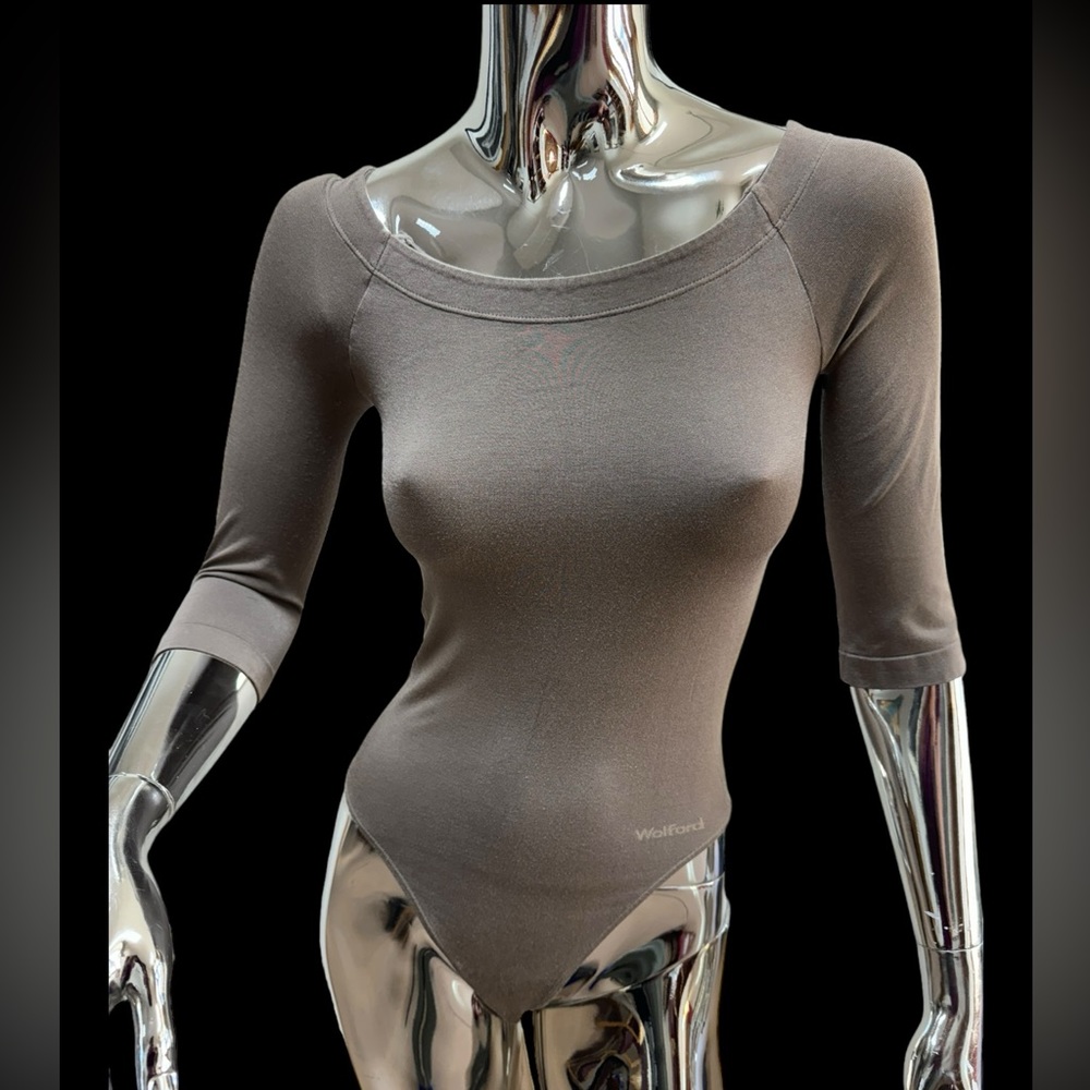 Wolford Opaque Naturel XS Body Suit